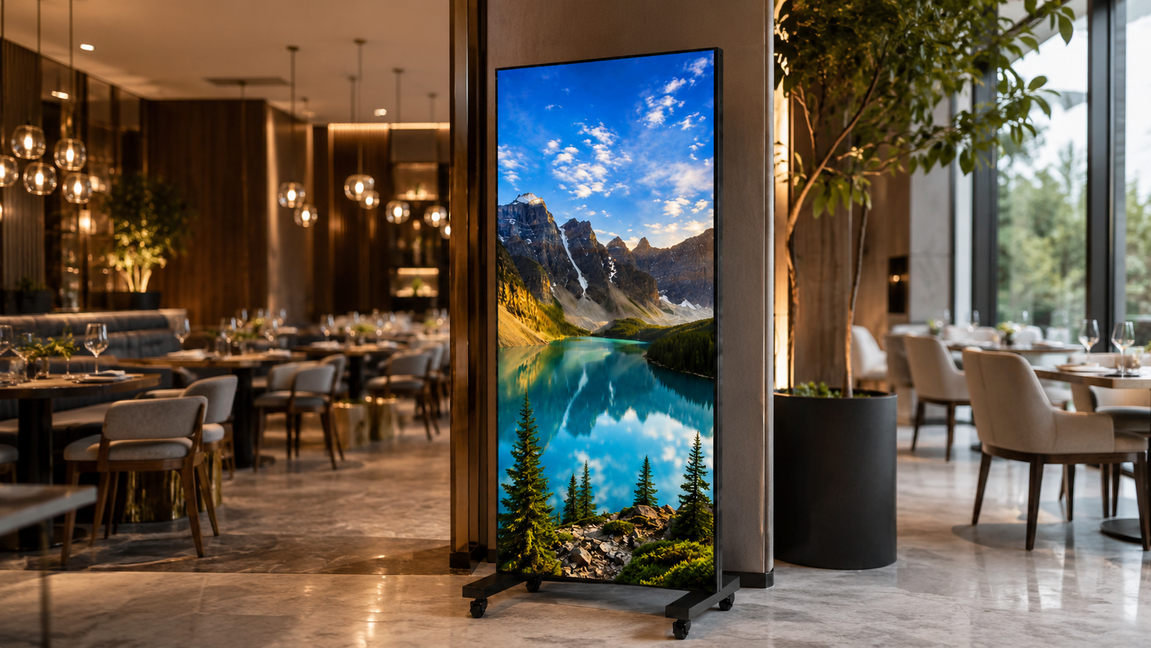 Pantalla LED para interiores